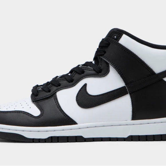 NIKE DUNK HIGH RETRO WHITE / BLACK - TOTAL ORANGE - Picture 2 of 4